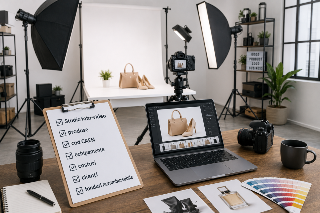 studio foto-video pentru produse