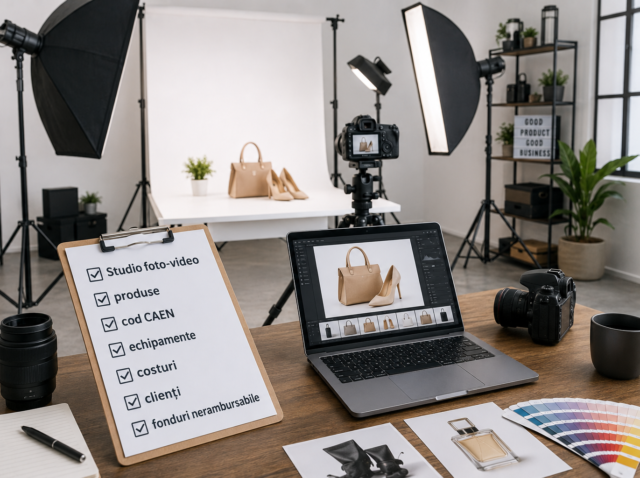 studio foto-video pentru produse