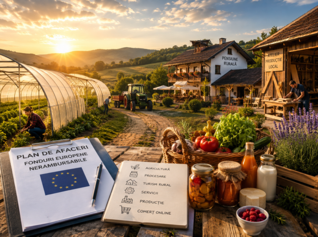 Idei de afaceri la țară cu fonduri europene, de la agricultură și procesare până la turism și ateliere rurale
