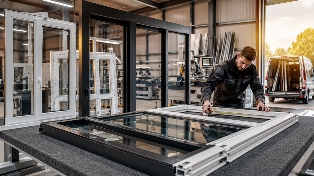 tâmplărie PVC și aluminiu