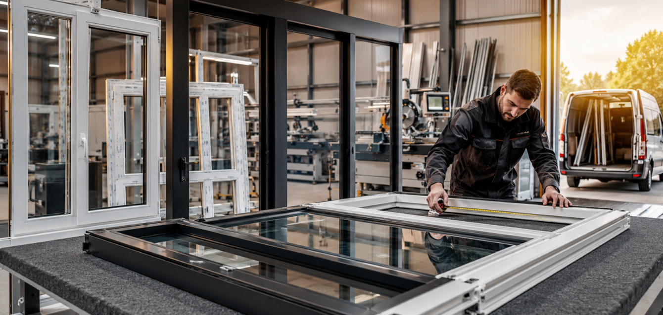 tâmplărie PVC și aluminiu