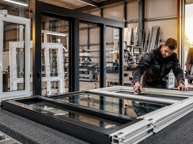 tâmplărie PVC și aluminiu