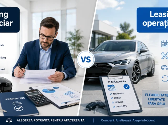 Leasing operațional sau financiar: diferențe, costuri și ce variantă alegi în 2026