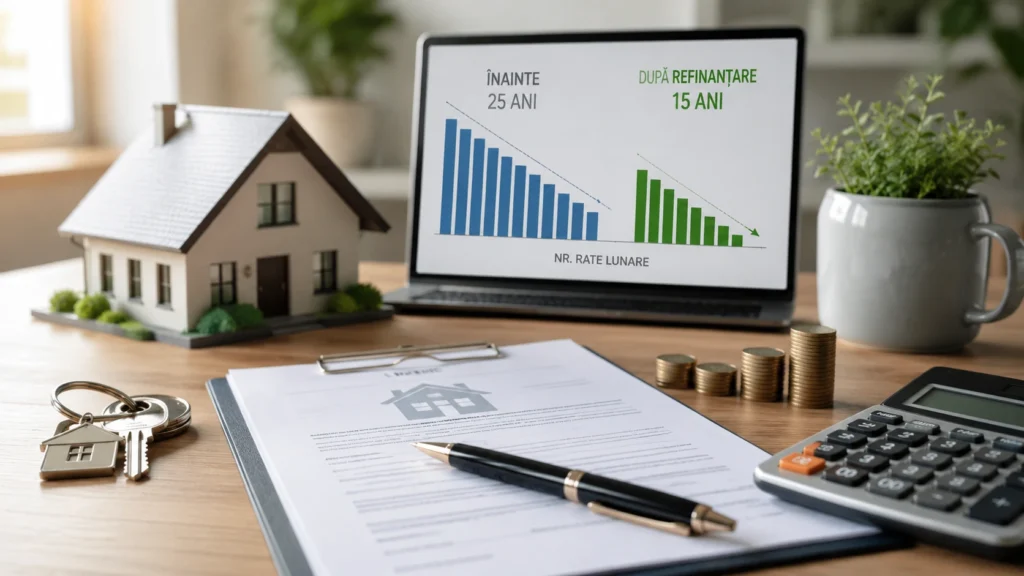 Refinanțare credit ipotecar: cum reduci perioada și dobânda totală