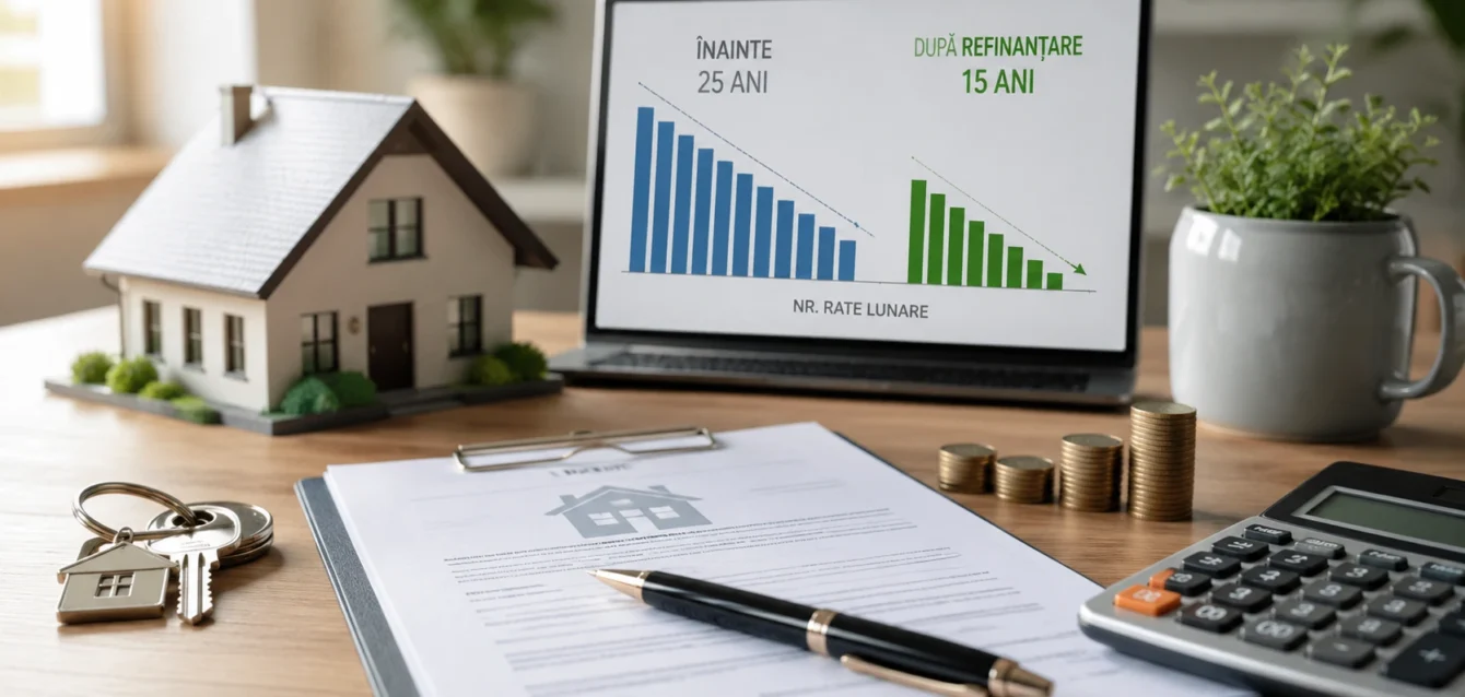Refinanțare credit ipotecar: cum reduci perioada și dobânda totală