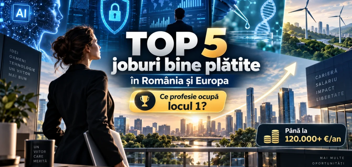Care sunt top 5 cele mai cautate meserii in viitor?