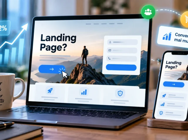 Ce este un landing page? La ce ajuta? Si cum se construieste unul.