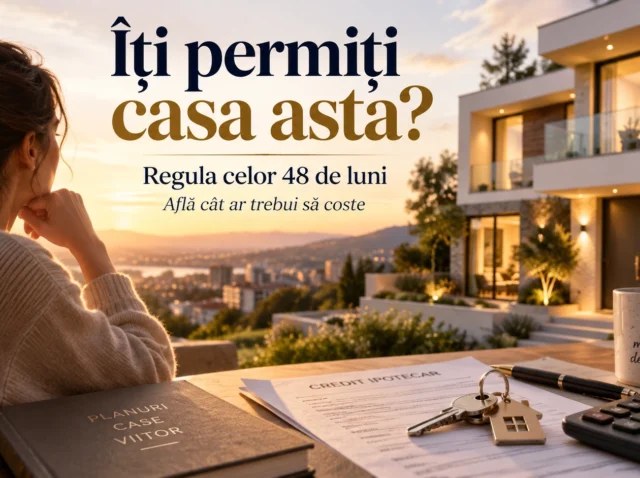 Tu stii cat ar trebui sa coste casa ta pentru a ti-o permite? Regula celor 48 de luni.