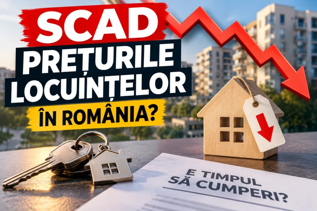 Scad preturile locuintelor in romania?