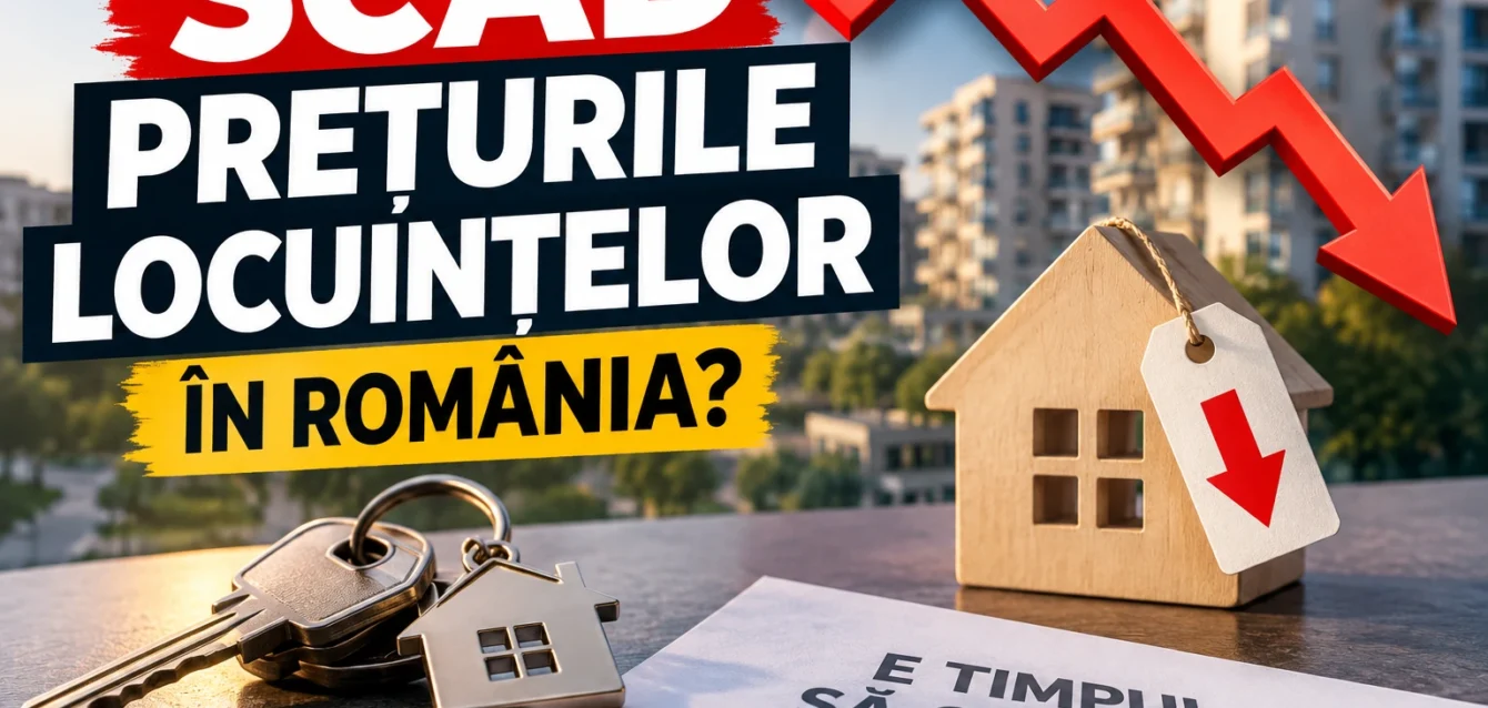 Scad preturile locuintelor in romania?